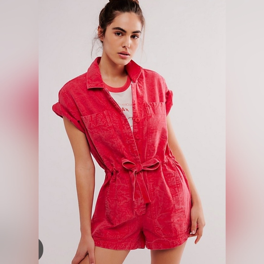 Free People Rhodes Chino Coverall